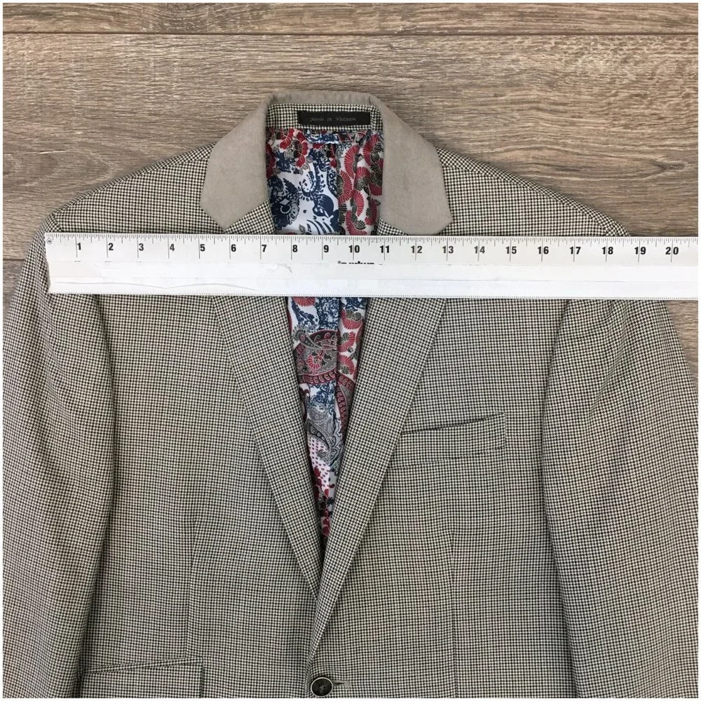 Van Heusen‎ Mens Blazer Sport Coat Two Button Casual Jacket Size 40R Suits
